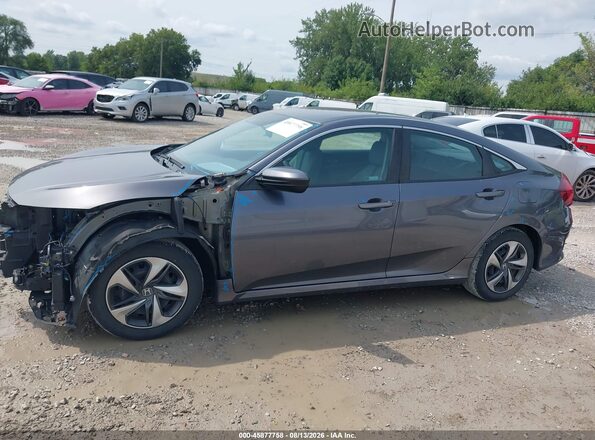 2HGFC2F61MH500549 2021 HONDA CIVIC Gray 