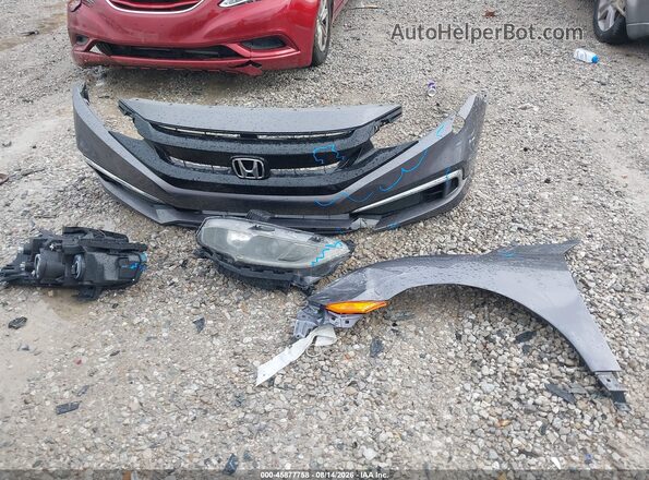 2HGFC2F61MH500549 2021 HONDA CIVIC Gray Widok zestawu wskaźników
