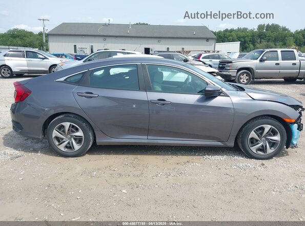 2HGFC2F61MH500549 2021 HONDA CIVIC Gray Widok wnętrza 360 stopni