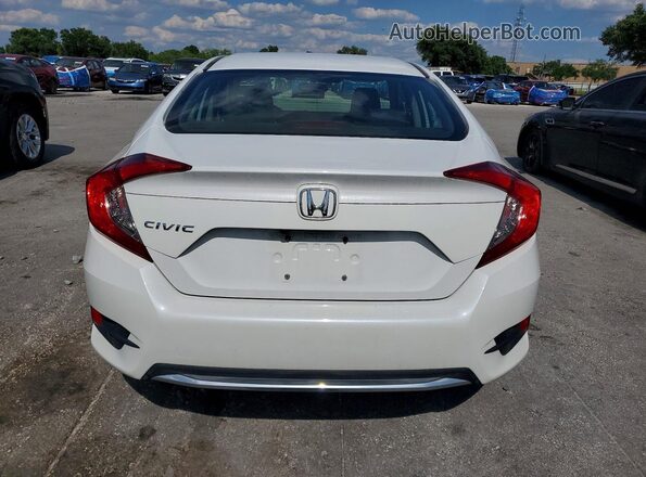 2HGFC2F61MH523488 2021 HONDA CIVIC White Հետևի տեսք