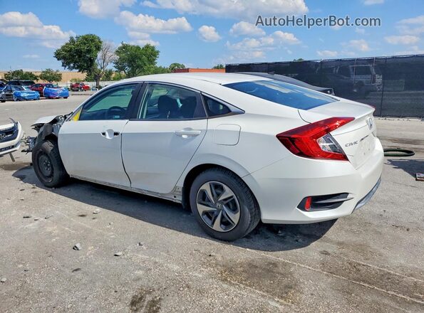 2HGFC2F61MH523488 2021 HONDA CIVIC White Հետևի ձախ