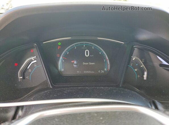 2HGFC2F61MH523488 2021 HONDA CIVIC White Սարքավորումների վահանակի տեսք