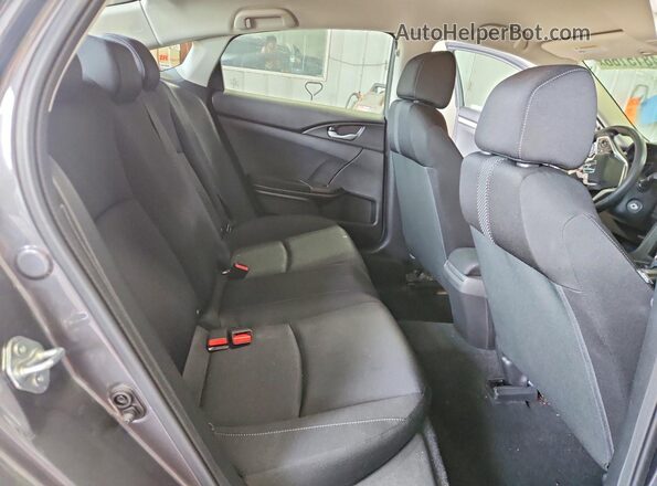2HGFC2F61MH551355 2021 HONDA CIVIC Gray უკანა სავარძლების ხედი