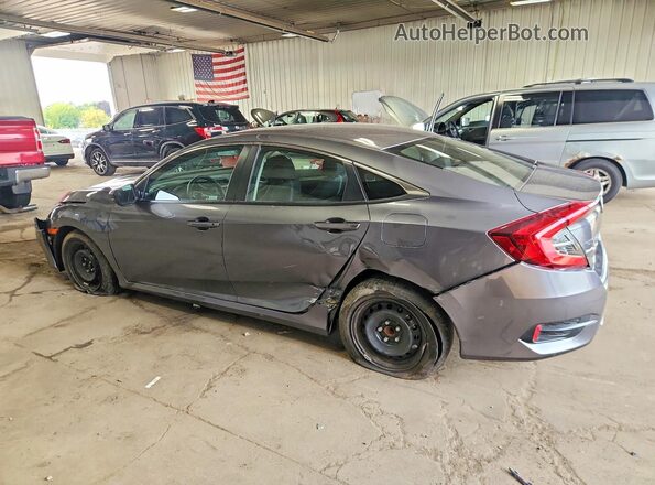 2HGFC2F61MH551355 2021 HONDA CIVIC Gray უკანა მარცხენა