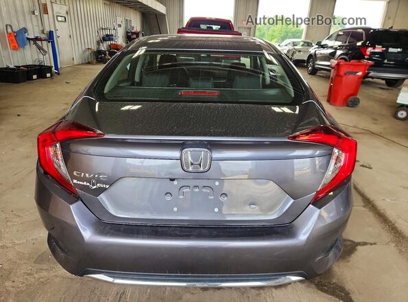 2HGFC2F61MH551355 2021 HONDA CIVIC Gray უკანა ხედი