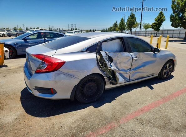 2HGFC2F62KH530091 2019 HONDA CIVIC Silver უკანა მარჯვენა