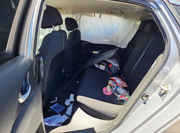 2HGFC2F62KH530091 2019 HONDA CIVIC Silver უკანა სავარძლების ხედი