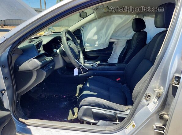 2HGFC2F62KH530091 2019 HONDA CIVIC Silver წინა სალონის ხედი
