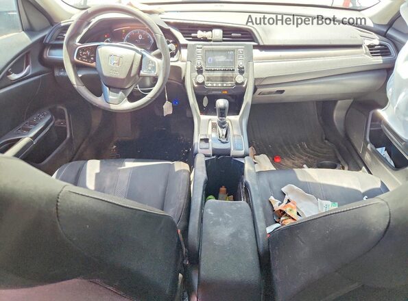 2HGFC2F62KH530091 2019 HONDA CIVIC Silver წინა პანელის ხედი
