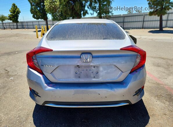 2HGFC2F62KH530091 2019 HONDA CIVIC Silver უკანა ხედი