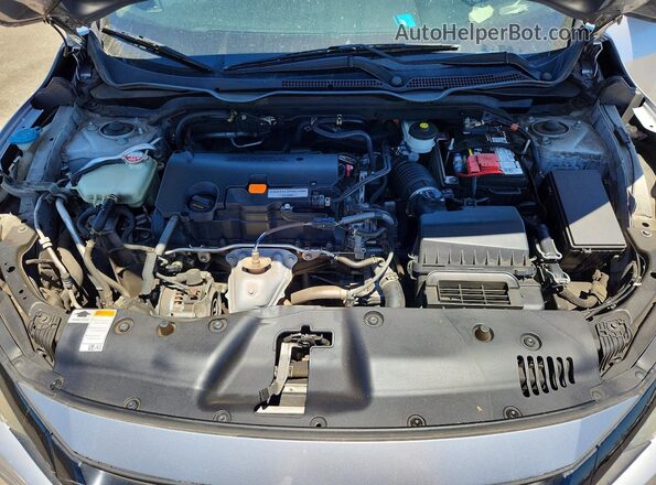 2HGFC2F62KH530091 2019 HONDA CIVIC Silver უკანა სალონის ხედი