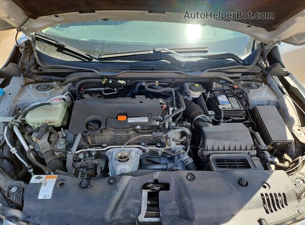 2HGFC2F62KH547425 2019 HONDA CIVIC Silver უკანა სალონის ხედი