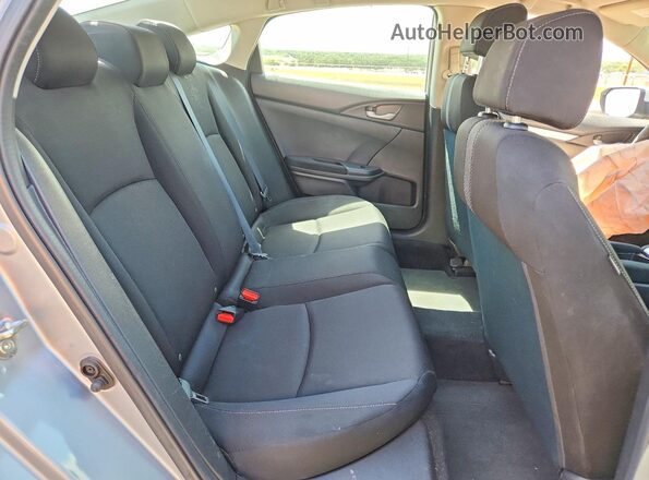 2HGFC2F62KH547425 2019 HONDA CIVIC Silver უკანა სავარძლების ხედი