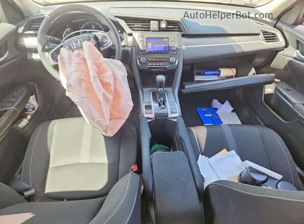 2HGFC2F62KH547425 2019 HONDA CIVIC Silver წინა პანელის ხედი