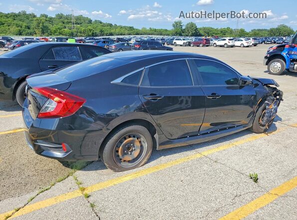 2HGFC2F62LH514376 2020 HONDA CIVIC Black Tył prawy