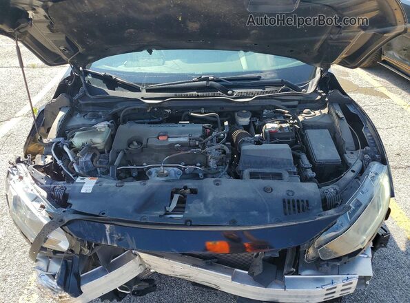 2HGFC2F62LH514376 2020 HONDA CIVIC Black Widok wnętrza z tyłu