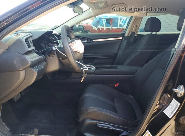 2HGFC2F62LH514376 2020 HONDA CIVIC Black Widok wnętrza z przodu