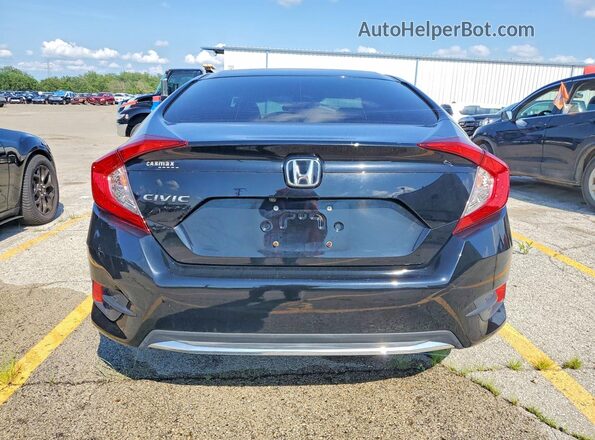 2HGFC2F62LH514376 2020 HONDA CIVIC Black Widok z tyłu