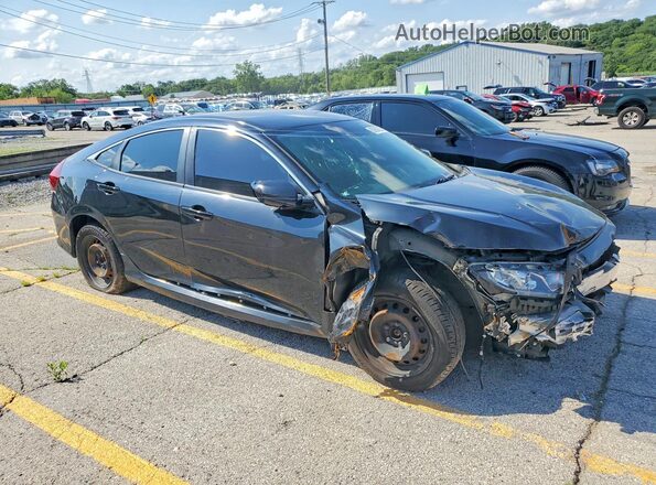 2HGFC2F62LH514376 2020 HONDA CIVIC Black Przód prawy