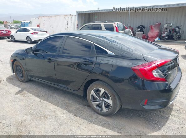 2HGFC2F62LH524552 2020 HONDA CIVIC Черный Задняя левая четверть