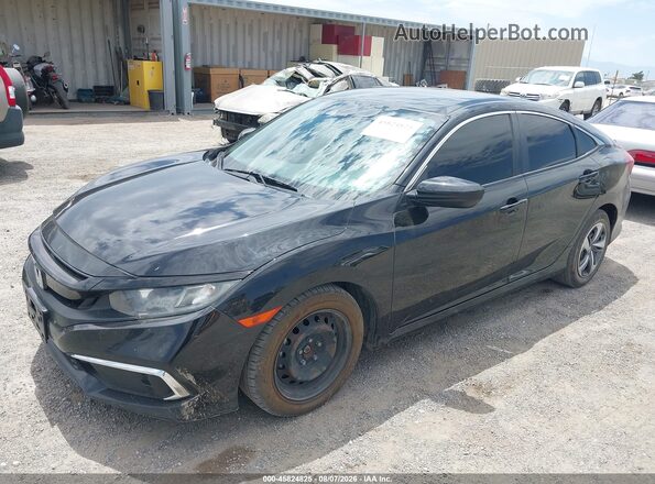 2HGFC2F62LH524552 2020 HONDA CIVIC Черный Передняя левая четверть
