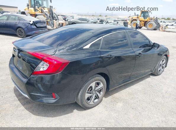 2HGFC2F62LH524552 2020 HONDA CIVIC Черный Задняя правая четверть