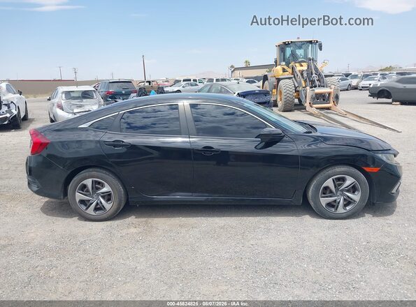 2HGFC2F62LH524552 2020 HONDA CIVIC Черный Вид задней части салона