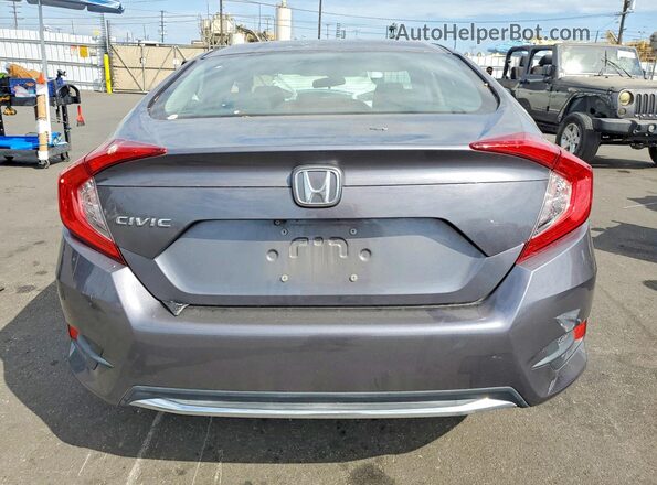 2HGFC2F62LH541996 2020 HONDA CIVIC Gray Vista trasera