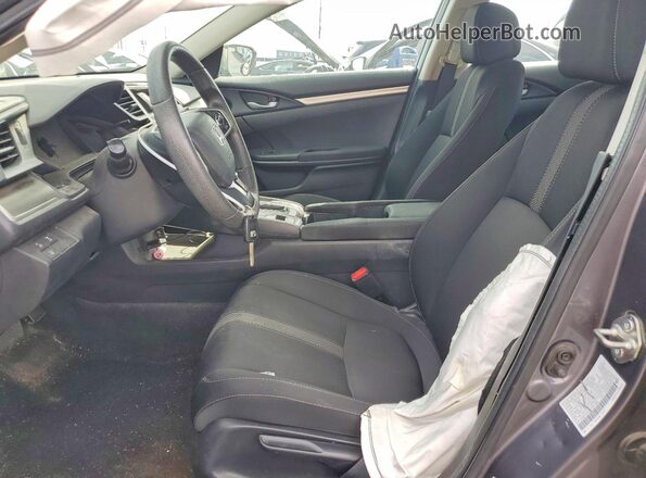 2HGFC2F62LH541996 2020 HONDA CIVIC Gray Vista interior delantera