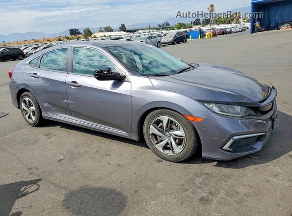2HGFC2F62LH541996 2020 HONDA CIVIC Gray Delantero derecho