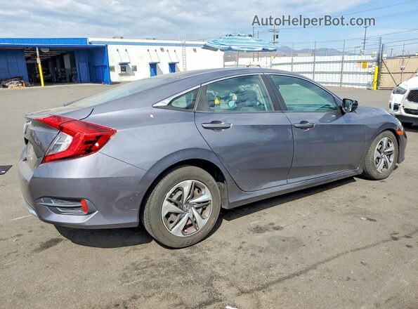 2HGFC2F62LH541996 2020 HONDA CIVIC Gray Trasero derecho