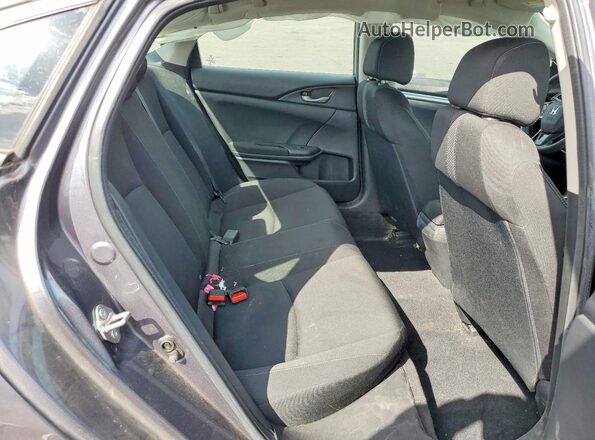 2HGFC2F62LH541996 2020 HONDA CIVIC Gray Vista de los asientos traseros