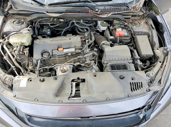 2HGFC2F62LH541996 2020 HONDA CIVIC Gray Vista interior trasera