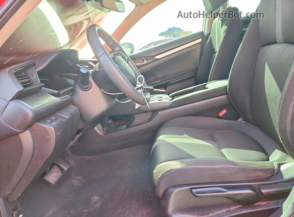 2HGFC2F62MH525847 2021 HONDA CIVIC Красный Вид салона спереди