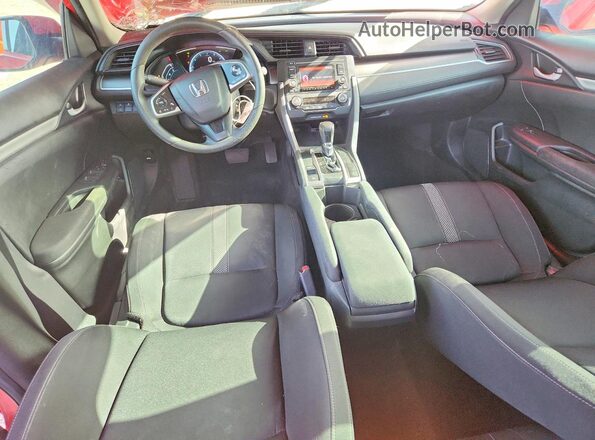 2HGFC2F62MH525847 2021 HONDA CIVIC Красный Вид панели приборов