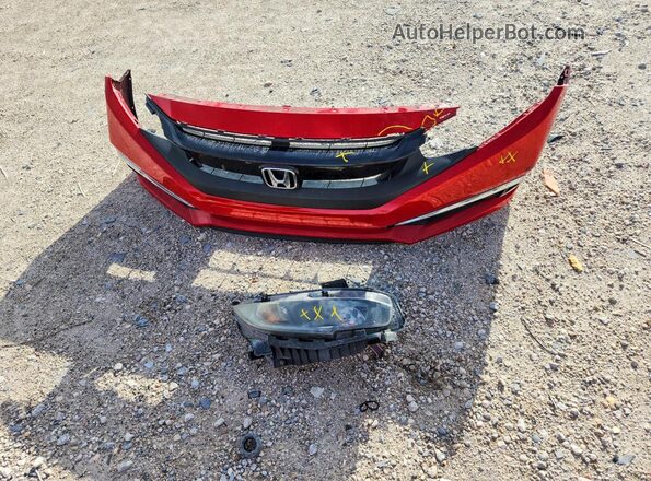 2HGFC2F62MH525847 2021 HONDA CIVIC Красный Вид подкапотного пространства
