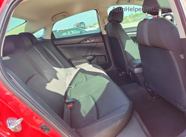2HGFC2F62MH525847 2021 HONDA CIVIC Красный Вид задних сидений