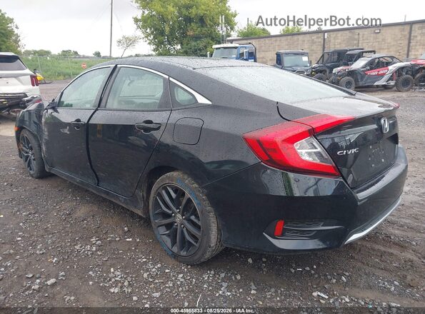 2HGFC2F62MH528523 2021 HONDA CIVIC Black Trasero izquierdo