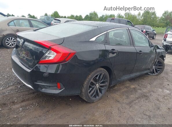 2HGFC2F62MH528523 2021 HONDA CIVIC Black Trasero derecho