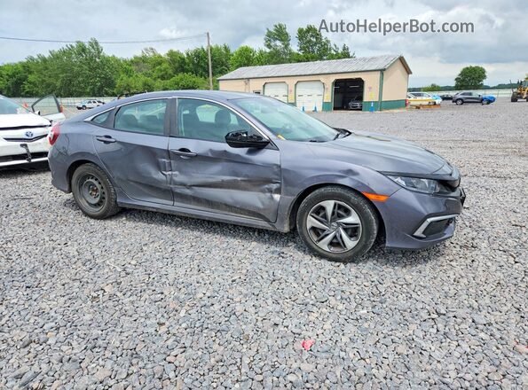 2HGFC2F62MH545922 2021 HONDA CIVIC Gray Передня права чверть