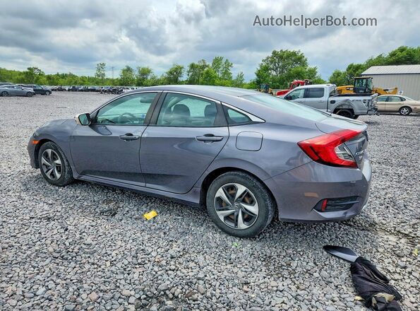2HGFC2F62MH545922 2021 HONDA CIVIC Gray Задня ліва чверть