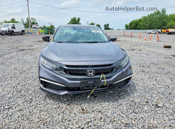 2HGFC2F62MH545922 2021 HONDA CIVIC Gray Вид спереду