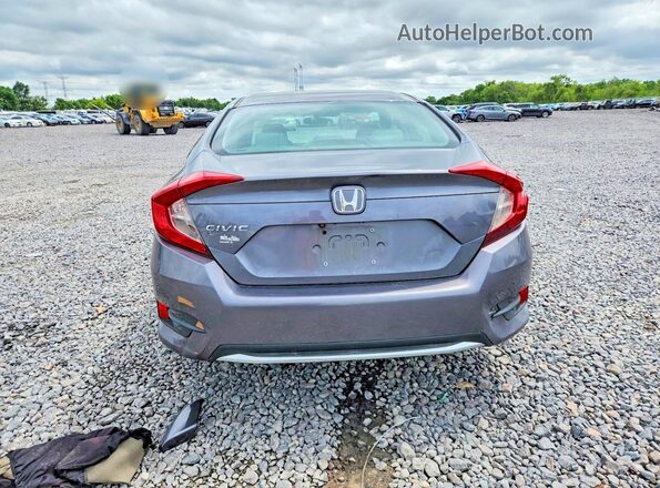 2HGFC2F62MH545922 2021 HONDA CIVIC Gray Вид ззаду