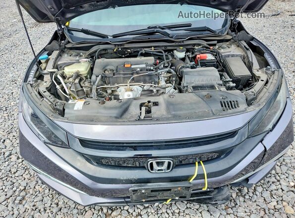 2HGFC2F62MH545922 2021 HONDA CIVIC Gray Вид задньої частини салону