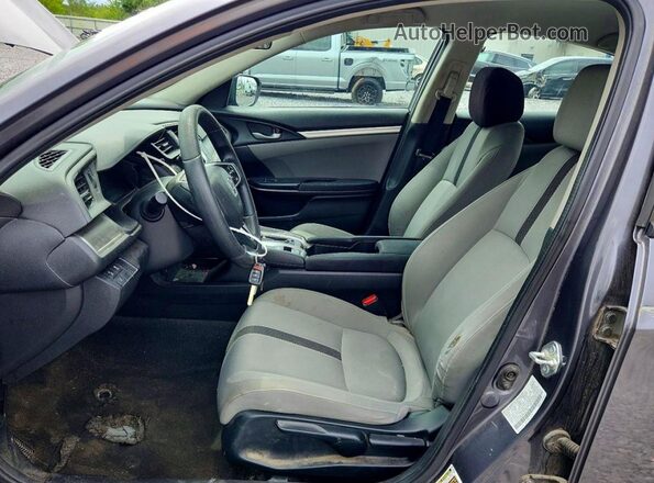 2HGFC2F62MH545922 2021 HONDA CIVIC Gray Вид салону спереду