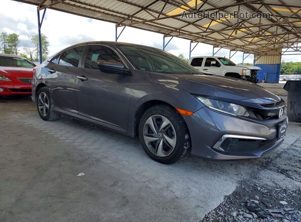 2HGFC2F62MH550649 2021 HONDA CIVIC Gray Առջևի աջ
