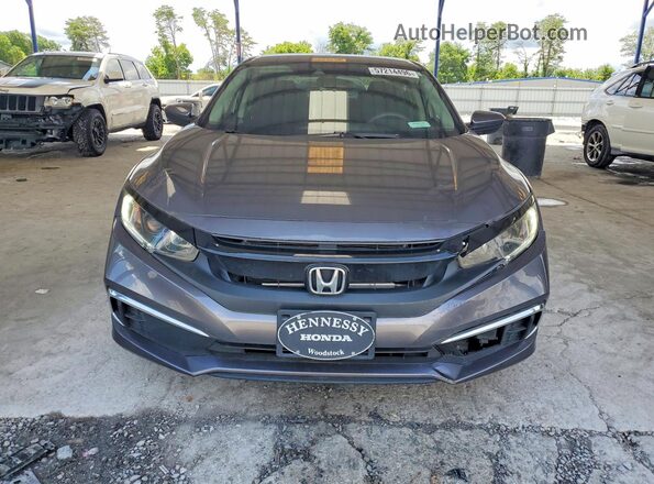 2HGFC2F62MH550649 2021 HONDA CIVIC Gray Դիմացի տեսք