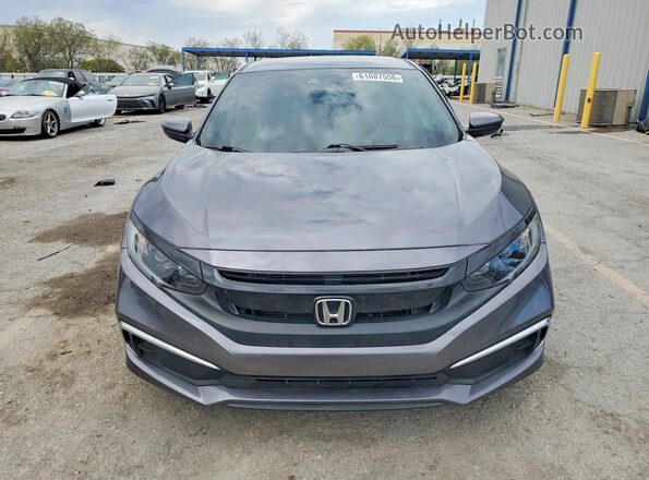 2HGFC2F62MH555818 2021 HONDA CIVIC Gray Դիմացի տեսք