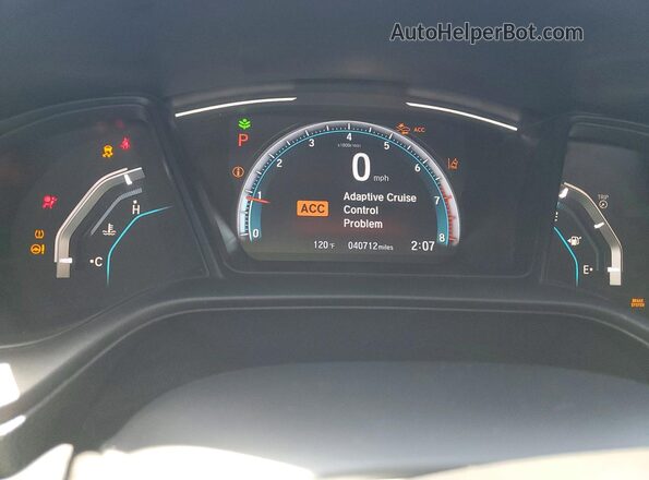 2HGFC2F62MH555818 2021 HONDA CIVIC Gray Սարքավորումների վահանակի տեսք