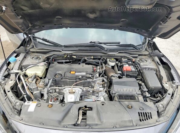 2HGFC2F62MH555818 2021 HONDA CIVIC Gray Սալոնի հետևի տեսք